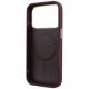 7. Guess Ring Stand 360 Grained Classic Logo MagSafe Case for iPhone 18 Pro Max / 17 Pro Max - Burgundy