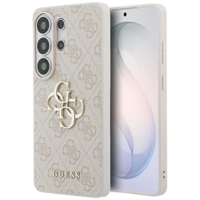 Guess 4G Big Metal Logo Case for Samsung Galaxy S26 Ultra - Pink