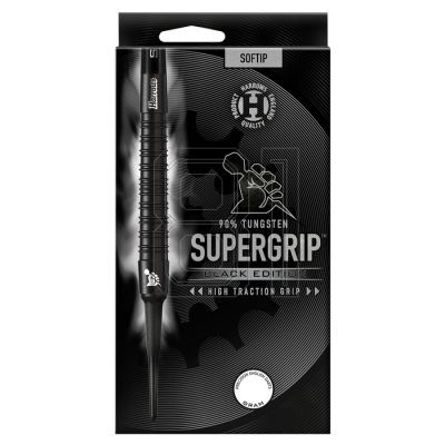 11. Harrows Supergrip Black 90% Softip Darts