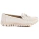 2. Women's cream moccasin shoes Sergio Leone MK093