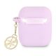 2. Guess GUA2LSC4EU AirPods 1/2 cover purple/purple Silicone Charm 4G Collection