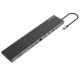 7. CONCEPTRONIC 14-1 USB-C docking station->2xHDMI/DP/2xUSB-C/+ 18cm white