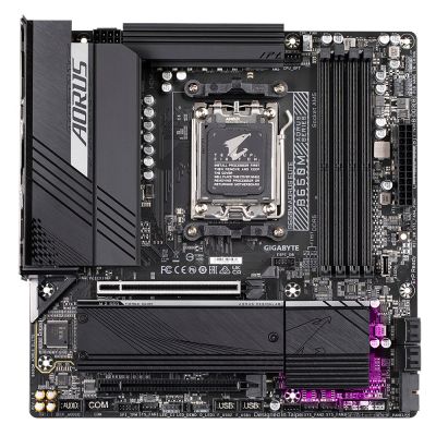 9. Gigabyte B650M AORUS ELITE Motherboard (B650, AM5, mATX, DDR5)