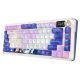 7. REDRAGON K708AK-RGB-PRO FLEKACT Keyboard USB + RF Wireless + Bluetooth White