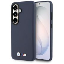 BMW M Metal Logo MagSafe Case for Samsung Galaxy S26 - Navy Blue