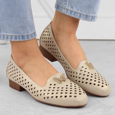 9. Openwork shoes M.Daszyński W SAN35 gold