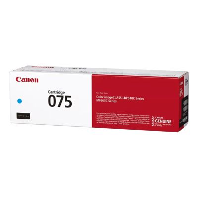 3. Canon 075 Toner Cartridge 1pc Original Cyan