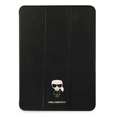 Karl Lagerfeld Saffiano Ikonic Karl Case for iPad 12.9" Pro 2021 - Black