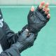 2. Rockbros 16220006005 XXL leather motorcycle gloves - black