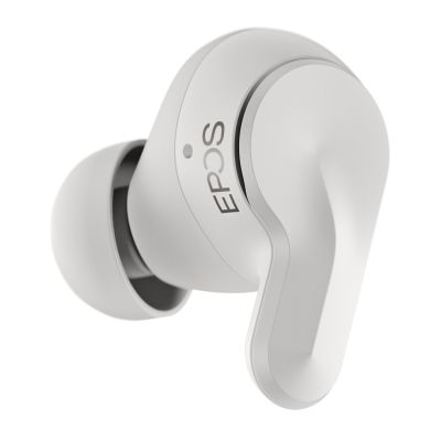 9. Epos Adapt E1 Wireless In-Ear Headphones, Nordic White