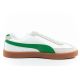 4. Puma Club II Era men's sports shoes sneakers leather white gray green