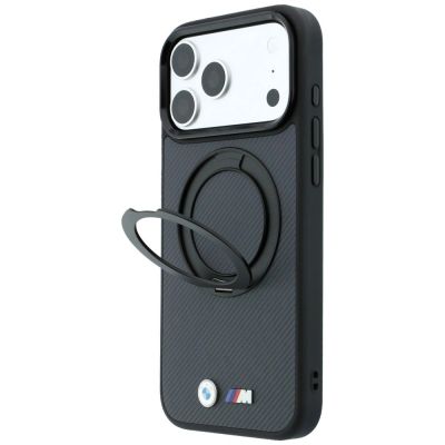 2. BMW Kevlar Ring Stand 360 MagSafe Case for iPhone 18 Pro Max / 17 Pro Max - Dark Gray