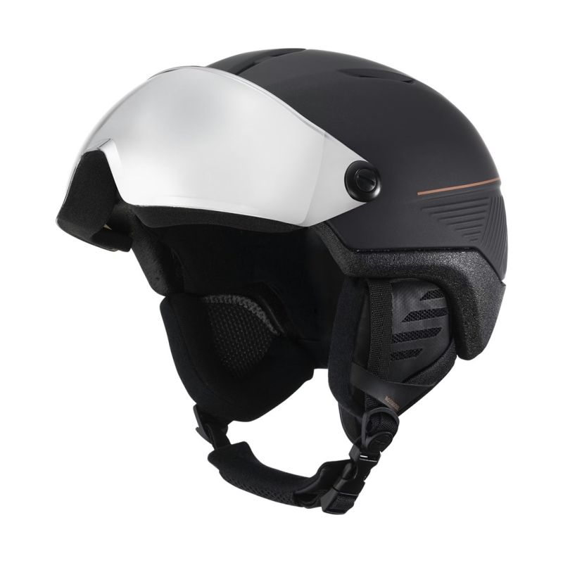 2. FIT VISOR IMPACTS PHOTO BLACK L/XL ROSSIGNOL helmet