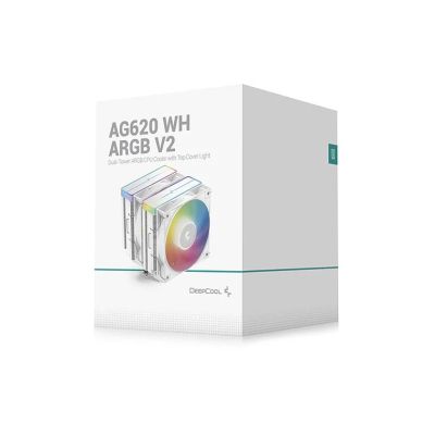 13. Deepcool K AG620 White ARGB V2 Cooler
