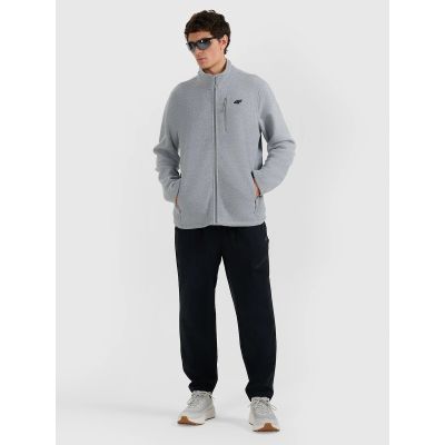 3. Men’s Regular-Fit Fleece Jacket with Stand-Up Collar 4F 4FRMM00TFLEM435-27M