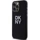 2. DKNY Liquid Silicone Metal Logo iPhone 15 Pro Max Case - Black