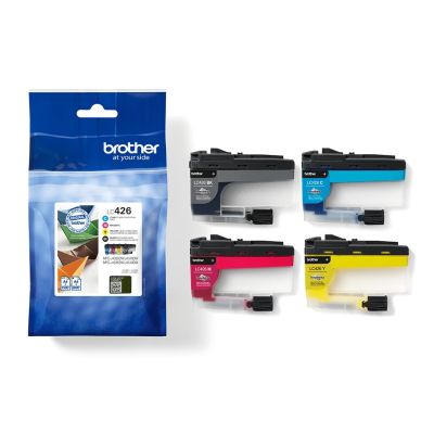 7. Brother LC-426VAL 4pack ink: Black, Cyan, Magenta, Yellow