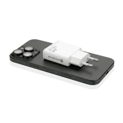 9. EVERACTIVE GAN SUPER SLIM 2X USB-C PD 45W WHITE CHARGER SC-465Q