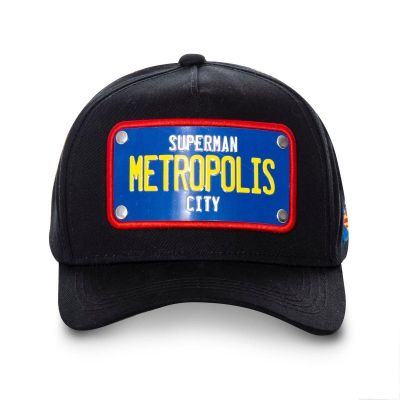2. Capslab Superman Metropolis City DC Black Baseball Cap - FG/DC2/1/CAS/SUP1