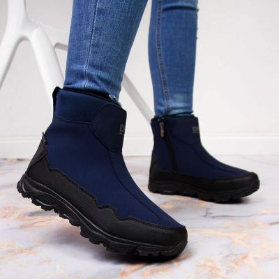 9. Waterproof navy blue DK winter snow boots