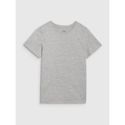 5. Regular plain girls' T-shirt 4F 4FJRMM00TTSHF3231-25M