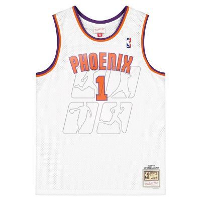 4. Mitchell &amp; Ness Phoenix NBA Alternate Jersey Suns 2002 Anfernee Hardaway M SMJY4443-PSU02AHAWHIT