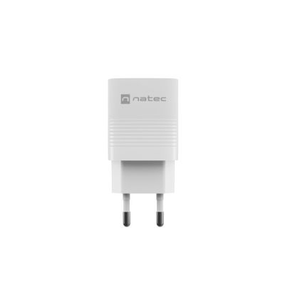 5. NATEC CHARGER RIBERA GAN 1X USB-A + 1X USB-C 30W WHITE NUC-2140