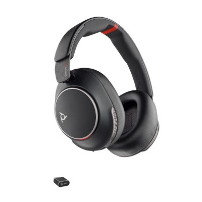 56. POLY Voyager Surround 85 UC USB-C Headset + USB-C/A Adapter + Charging Stand