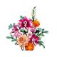 3. LEGO ICONS 10342 Botanicals - Beautiful Bouquet of Pink Flowers