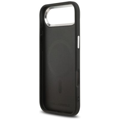 7. Karl Lagerfeld Karl Pin MagSafe Case for iPhone Air - Black