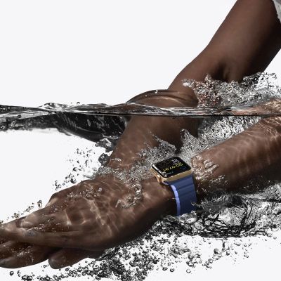 9. Magnetic Apple Watch SE, 9, 8, 7, 6, 5, 4, 3, 2, 1 (41, 40, 38 mm) Dux Ducis Strap (LD Version) - blue