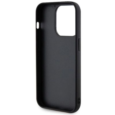 7. Guess Quilted Metal Logo case for iPhone 15 Pro Max - black