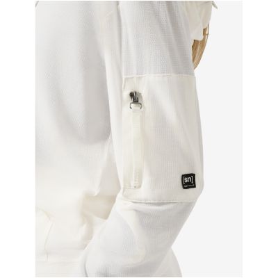 3. SUPER.NATURAL W AIR HOODIE women’s hooded sweatshirt, white