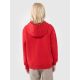 4. Boys' sweatshirt with a hood, zip-up, 4F 4FJWSS25TSWSM1851-62S