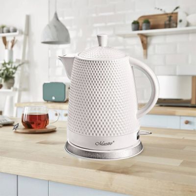 2. Ceramic electric kettle 1.5L 1500WMR-069-WHITE MAESTRO