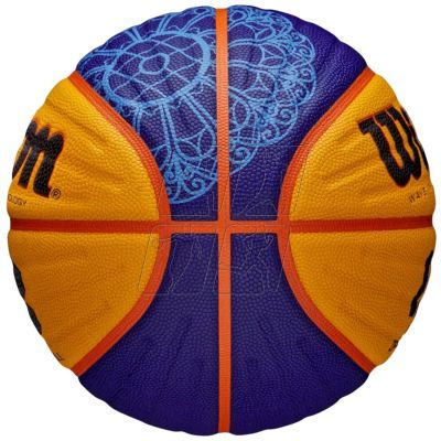 2. Wilson FIBA 3X3 Paris 2024 Replica Ball WZ3015001XB basketball