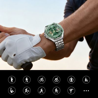 13. Joyroom Venture Series JR-FV2 Pro AMOLED 1.43" 5 ATM Smartwatch with Call Function - Silver
