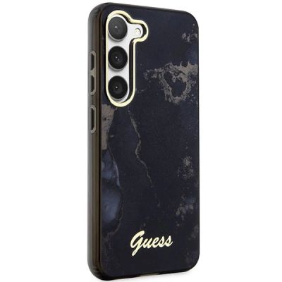 4. Guess GUHCS23MHTMRSK S23+ S916 black/black hardcase Golden Marble Collection