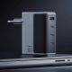3. Cuktech AD1404UEU 140W GaN 3x USB-C + USB-A Wall Charger with USB-C Cable - Gray