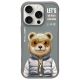 Nimmy Cool&Cute 2.0 Bear Case for iPhone 16 Pro Max - Gray