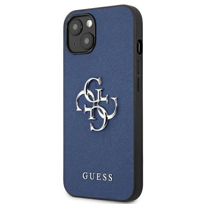 2. Guess GUHCP13SSA4GSBL iPhone 13 mini 5.4" blue/blue hardcase Saffiano 4G Metal Logo