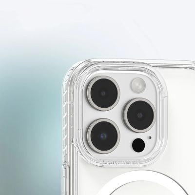 11. AmazingThing Titan Pro Mag Case with Magnetic Ring for iPhone 16 Pro - Transparent