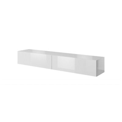 SLIDE 200 TV cabinet, all in white gloss