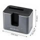 9. Qoltec 52631 HDD SSD Docking Station | SATA | M.2 NVMe | Cloning | USB-C | 10Gb/s | 28TB