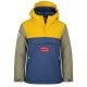 Trollkids Kids Kirkenes Anorak Waterproof Rain Jacket Yellow/Blue (322-703)