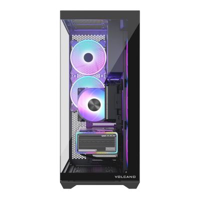 10. MODECOM VOLCANO SPACE XL ARGB FULL TOWER 5F BLACK CASE