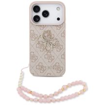 Guess 4G Strap 4G Classic Logo Case for iPhone 17 Pro - Pink