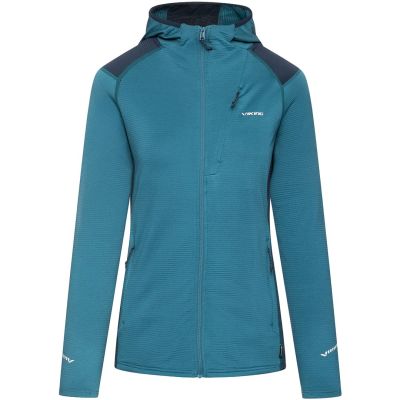 VIKING Birger Lady women's sweatshirt with a hood, blue and navy blue, XL
