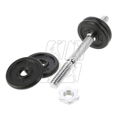 8. HMS SG01 threaded dumbbell 7 kg