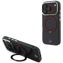 Mercedes Ring Stand Iconic Logo MagSafe case for iPhone 18 Pro / 17 Pro - burgundy